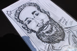 Classic Black & White Face Caricature