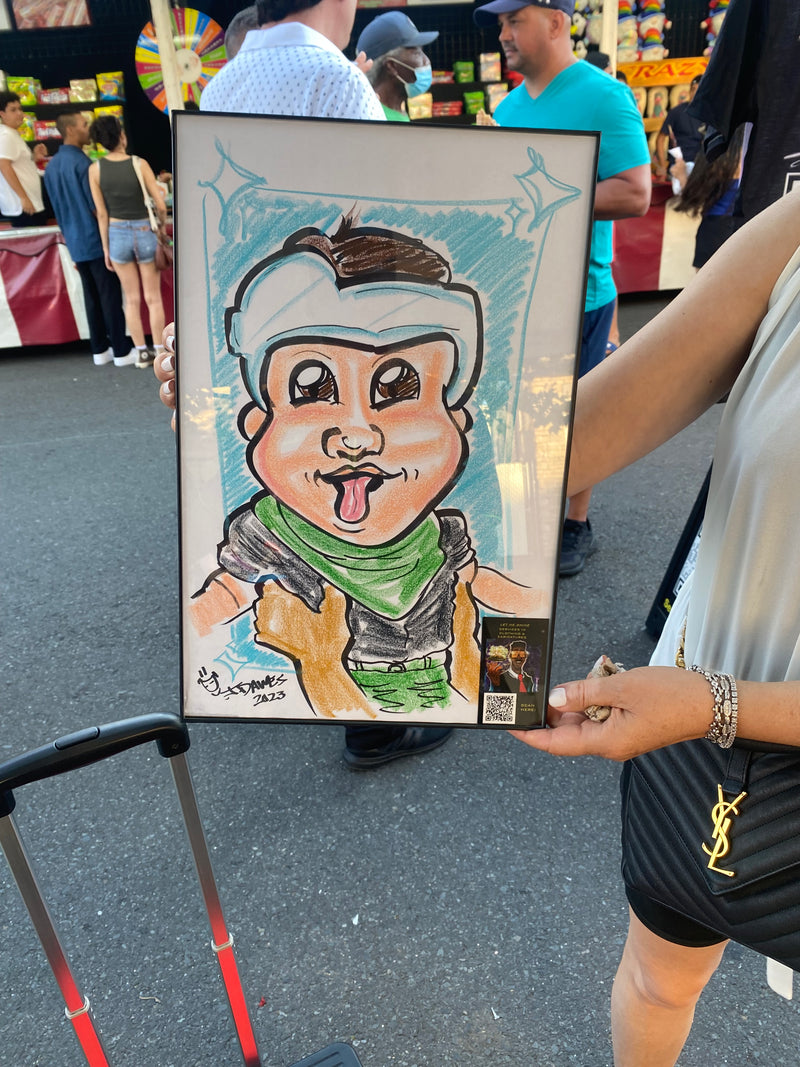 Color Face Caricature