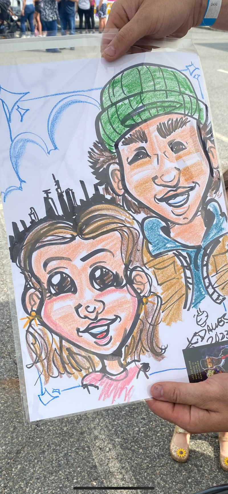 Color Face Caricature