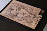 Classic Black & White Face Caricature