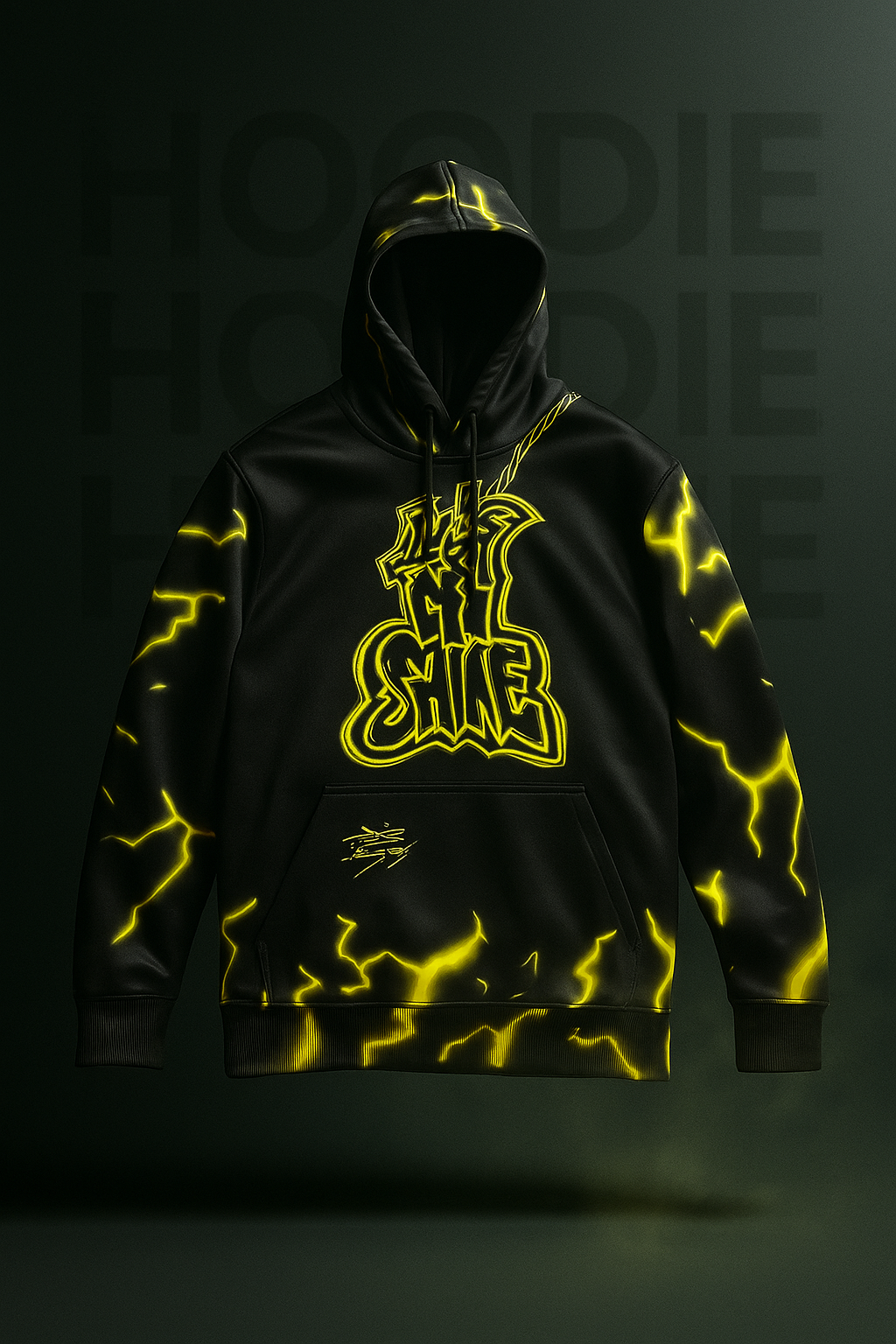Black Lightning Hoodie