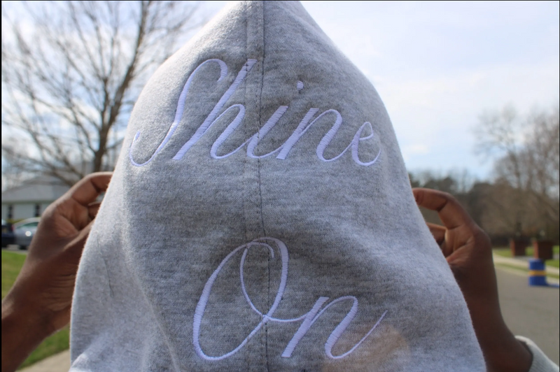 Let Me Shine Embroidery Hoodie