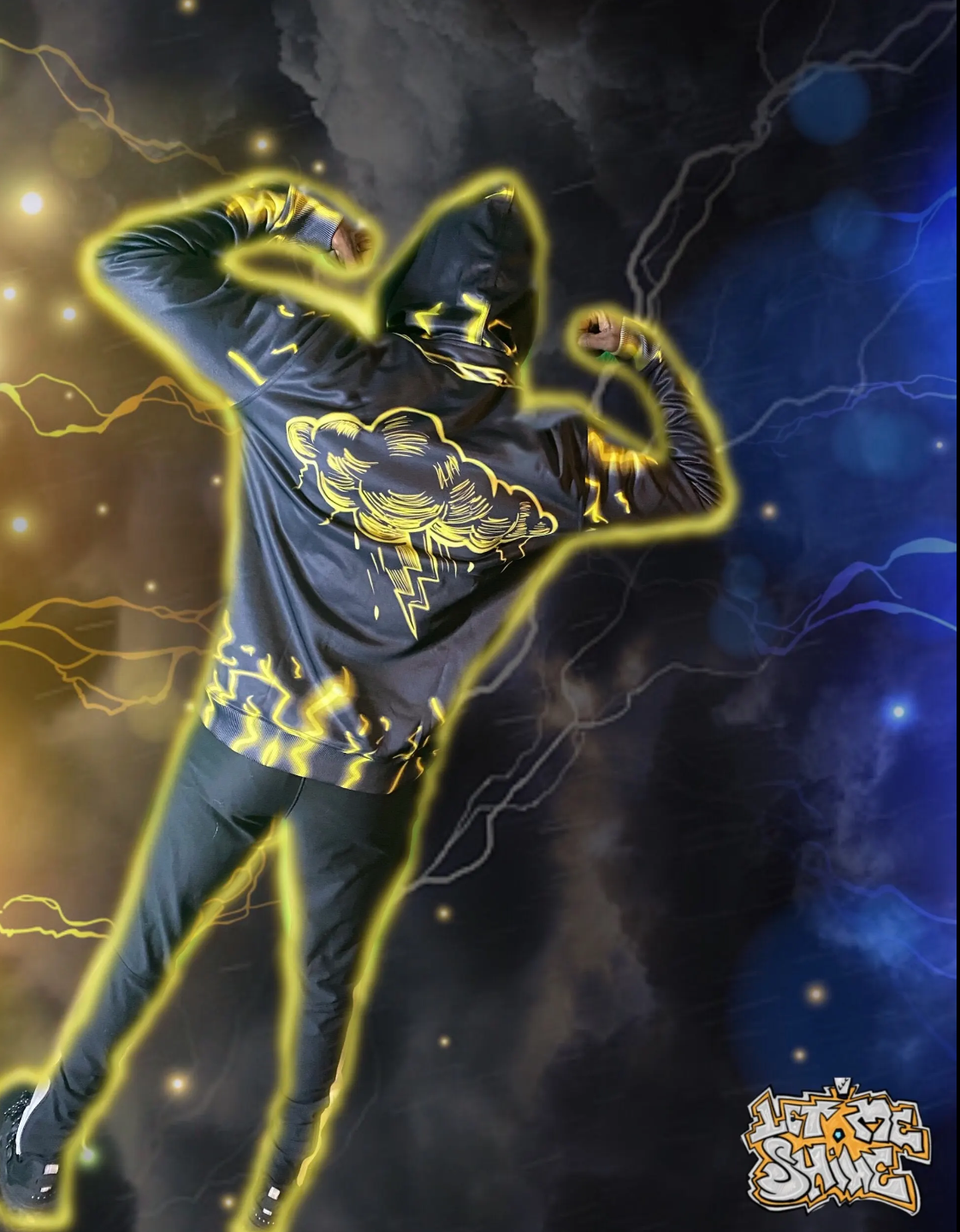 Black Lightning Hoodie