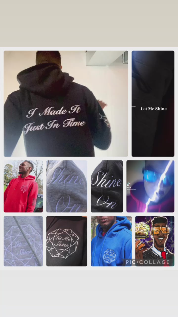 Let Me Shine Embroidery Hoodie