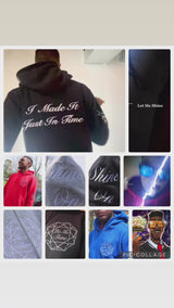 Let Me Shine Embroidery Hoodie